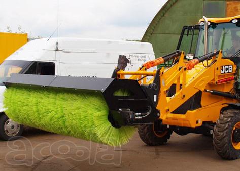 Щётка дорожная на jcb 3cx, volvo bl71, komatsu wb97, terex 970